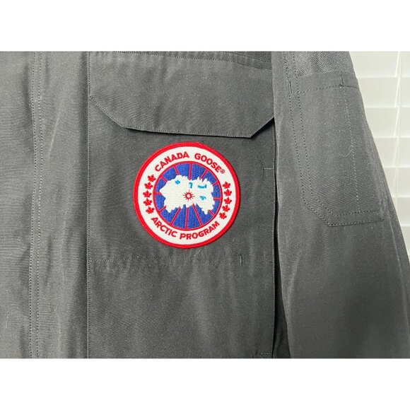 Canada Goose Men's Black Expedition Parka with Fur Trim - Picture 7 of 12